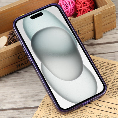 ELECTROPRIME For iPhone 15 GEBEI Acrylic Phone Case(Purple)