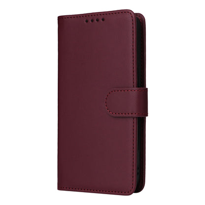 ELECTROPRIME For iPhone 15 Plus BETOPNICE BN-005 2 in 1 Detachable Imitate Genuine Leather Phone Case(Wine Red)
