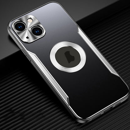 ELECTROPRIME For iPhone 15 Blade Series TPU Hybrid Space Aluminum Phone Case(Black Silver)