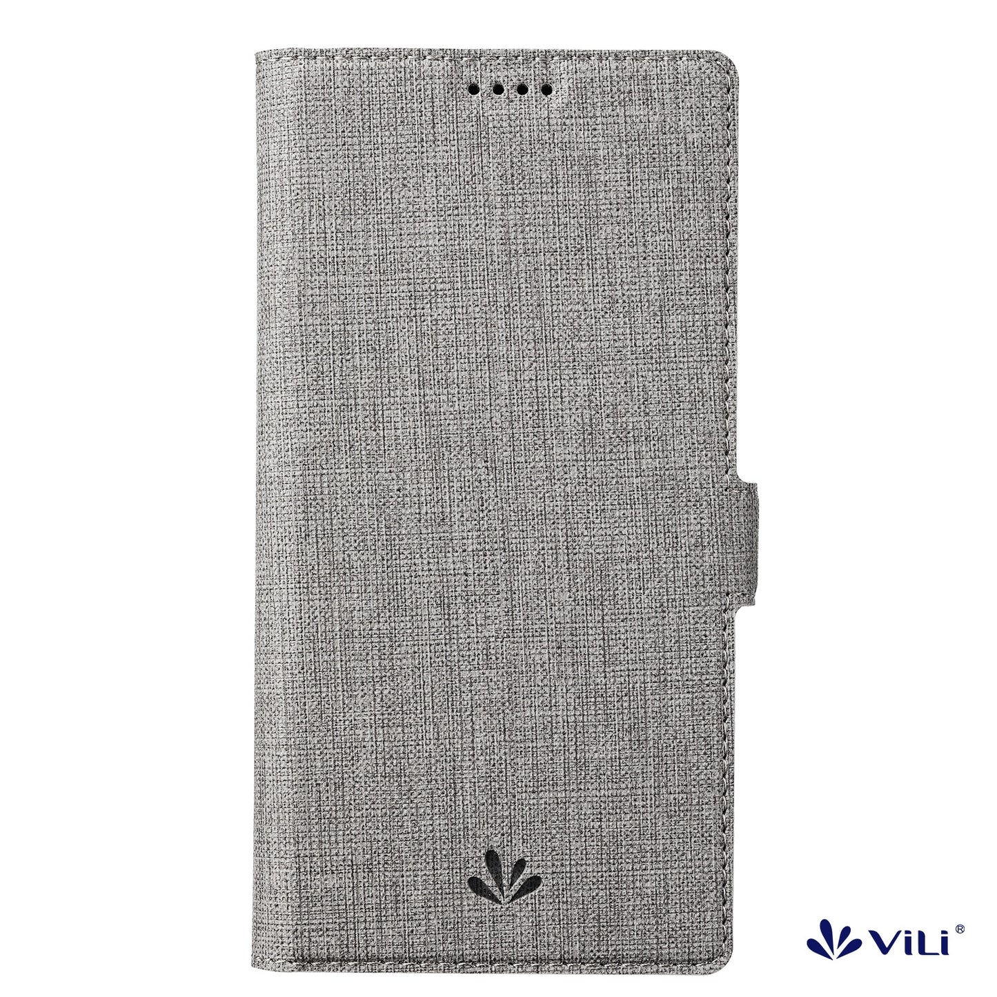 ELECTROPRIME For iPhone 15 ViLi K Series Dual-side Buckle Magsafe Leather Phone Case(Grey)