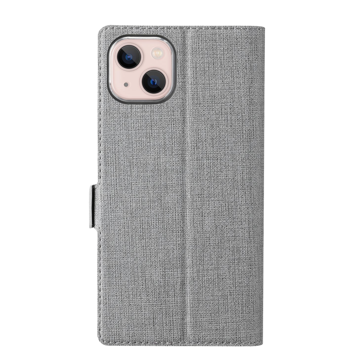 ELECTROPRIME For iPhone 15 ViLi K Series Dual-side Buckle Magsafe Leather Phone Case(Grey)