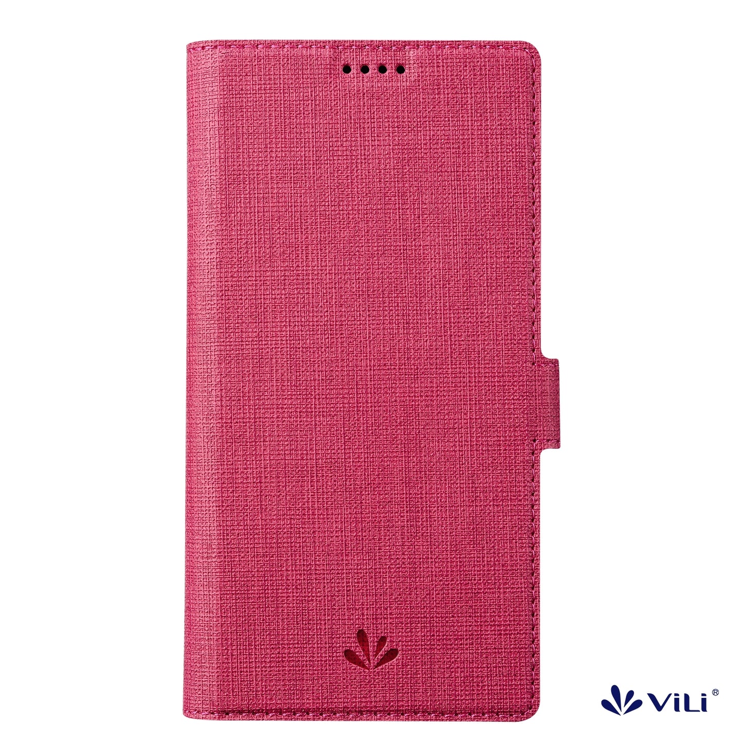 ELECTROPRIME For iPhone 15 ViLi K Series Dual-side Buckle Magsafe Leather Phone Case(Rose Red)