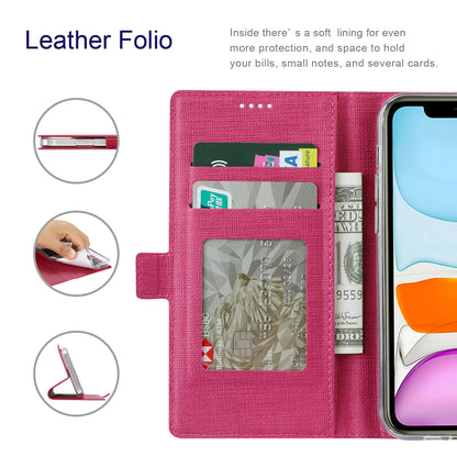 ELECTROPRIME For iPhone 15 ViLi K Series Dual-side Buckle Magsafe Leather Phone Case(Rose Red)