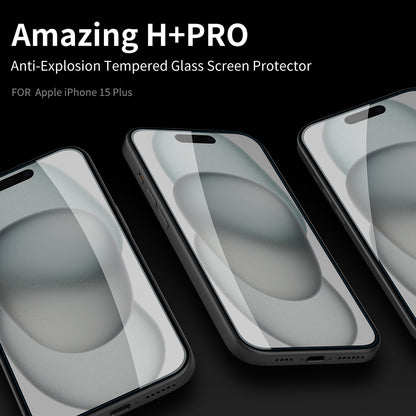 ELECTROPRIME For iPhone 15 Plus NILLKIN H+Pro 0.2mm 9H Explosion-proof Tempered Glass Film