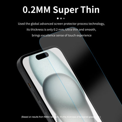 ELECTROPRIME For iPhone 15 Plus NILLKIN H+Pro 0.2mm 9H Explosion-proof Tempered Glass Film