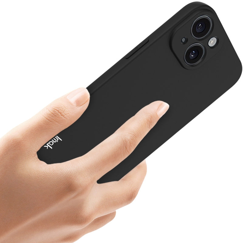ELECTROPRIME For iPhone 15 Plus imak UC-4 Series Straight Edge TPU Phone Case(Black)