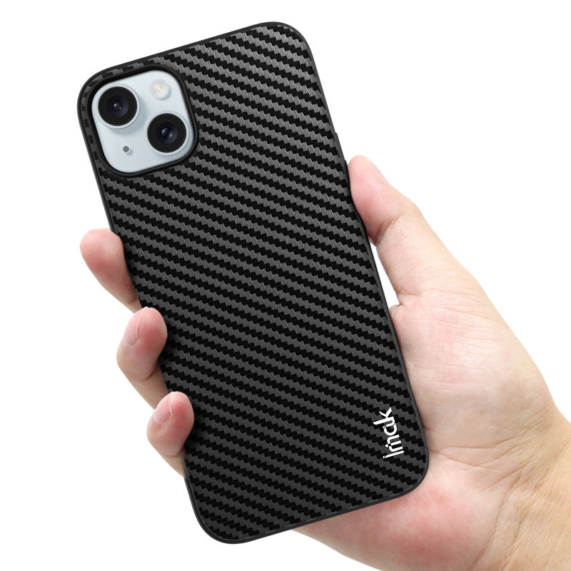 ELECTROPRIME For iPhone 15 IMAK LX-5 Series Shockproof PC + PU + TPU Protective Phone Case(Carbon Fiber Texture)