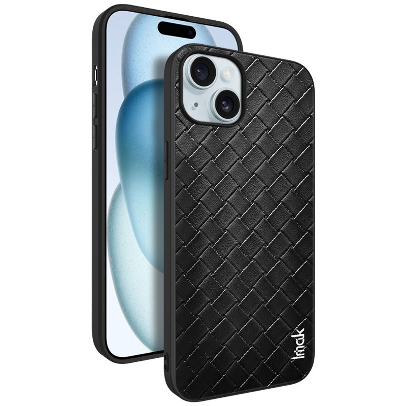 ELECTROPRIME For iPhone 15 IMAK LX-5 Series Shockproof PC + PU + TPU Protective Phone Case(Weaving Texture)