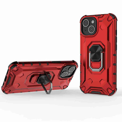 ELECTROPRIME For iPhone 15 Ice Armor Series Ring Holder Phone Case(White)
