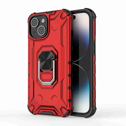 ELECTROPRIME For iPhone 15 Ice Armor Series Ring Holder Phone Case(White)