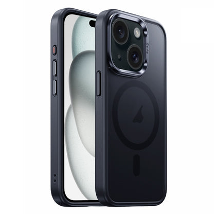 ELECTROPRIME For iPhone 15 Plus Benks Skin Feel Series MagSafe Magnetic Shockproof Phone Case(Black)