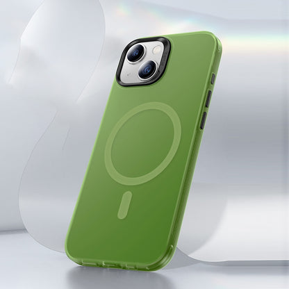 ELECTROPRIME For iPhone 15 Benks Light Sand Series MagSafe Magnetic Shockproof Phone Case(Green)