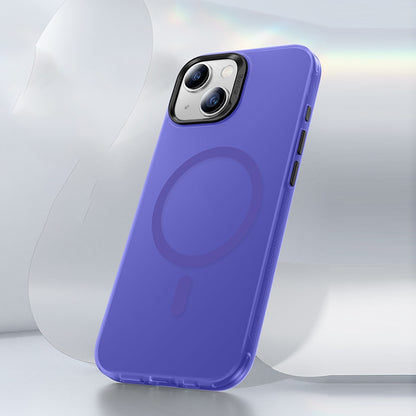ELECTROPRIME For iPhone 15 Benks Light Sand Series MagSafe Magnetic Shockproof Phone Case(Purple)