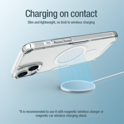 ELECTROPRIME For iPhone 15 NILLKIN Ultra Clear Magsafe PC + TPU Phone Case(Transparent)