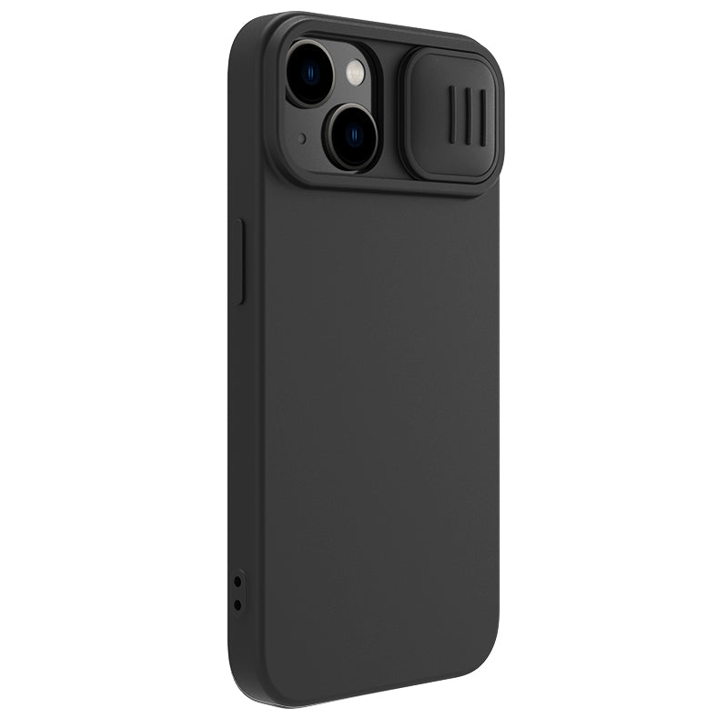 ELECTROPRIME For iPhone 15 NILLKIN CamShield MagSafe Liquid Silicone Phone Case(Black)