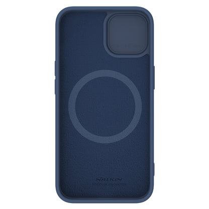 ELECTROPRIME For iPhone 15 NILLKIN CamShield MagSafe Liquid Silicone Phone Case(Blue)