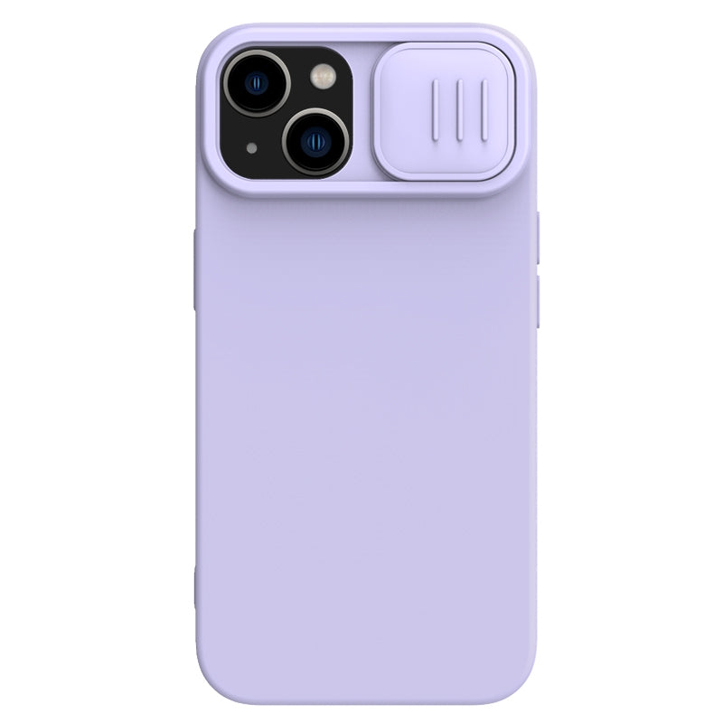 ELECTROPRIME For iPhone 15 NILLKIN CamShield MagSafe Liquid Silicone Phone Case(Purple)