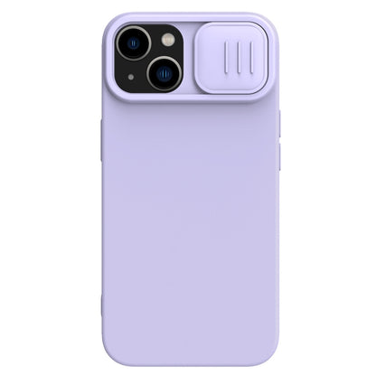 ELECTROPRIME For iPhone 15 NILLKIN CamShield MagSafe Liquid Silicone Phone Case(Purple)