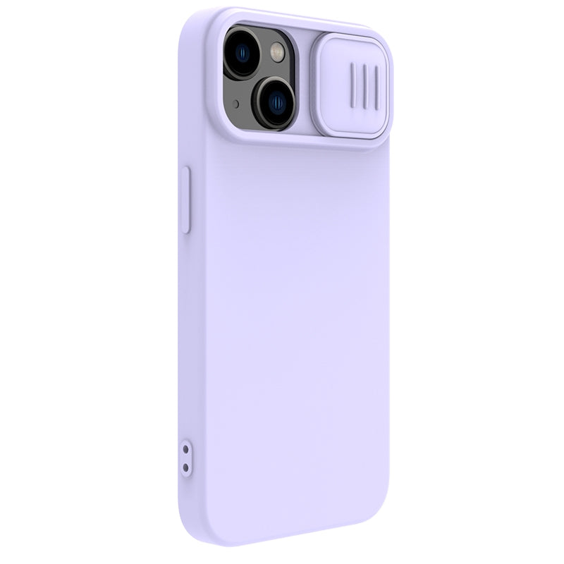 ELECTROPRIME For iPhone 15 NILLKIN CamShield MagSafe Liquid Silicone Phone Case(Purple)