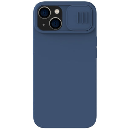 ELECTROPRIME For iPhone 15 NILLKIN CamShield Liquid Silicone Phone Case(Blue)