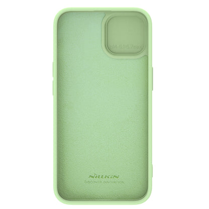 ELECTROPRIME For iPhone 15 NILLKIN CamShield Liquid Silicone Phone Case(Green)