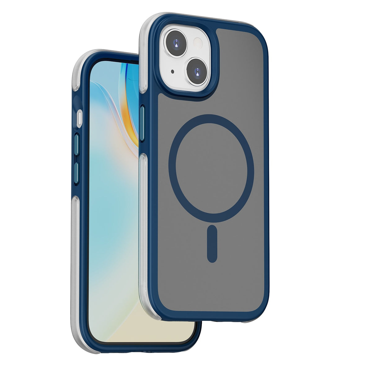 ELECTROPRIME For iPhone 15 WIWU ZKK-012 Airbag Skin Feel MagSafe Phone Case(Blue)