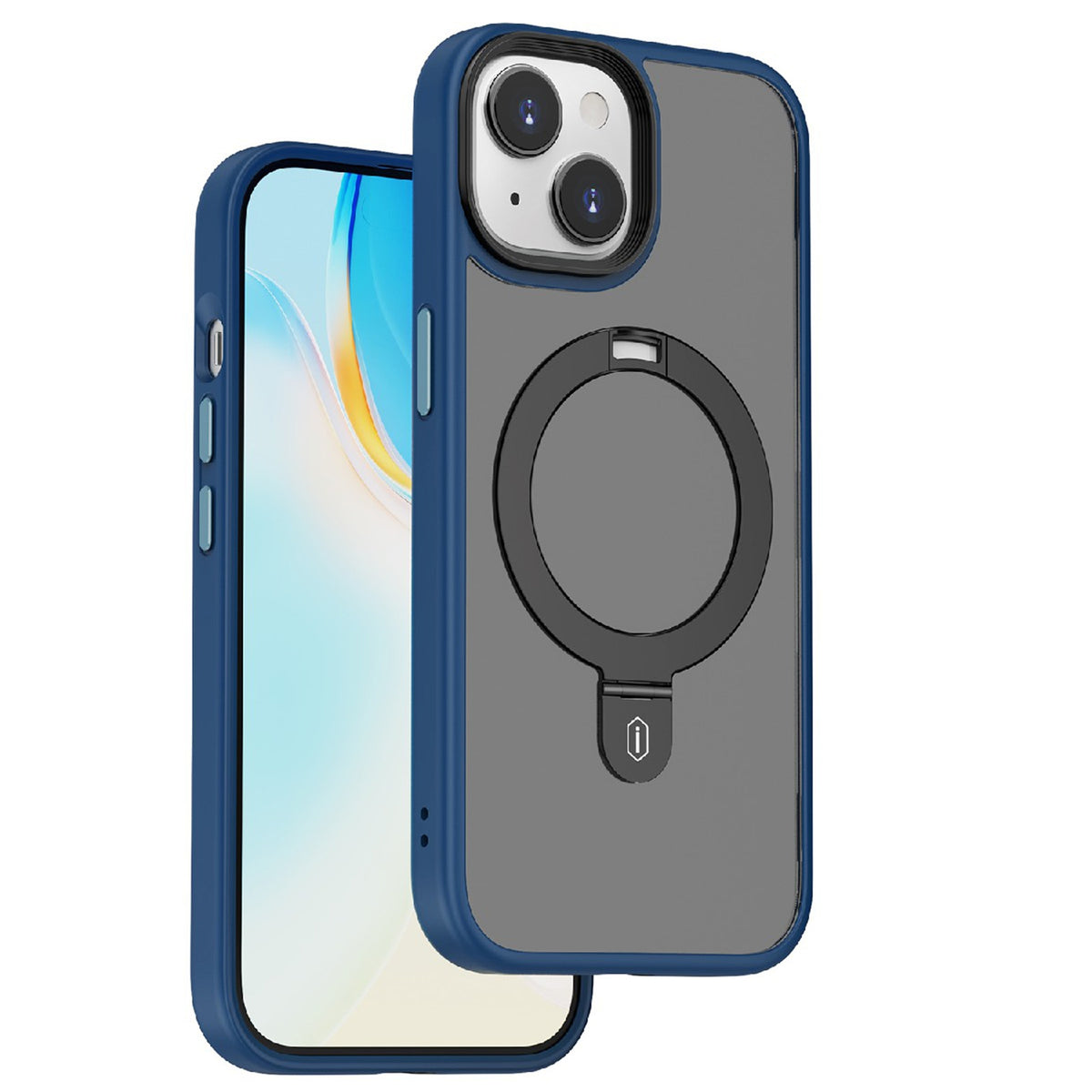 ELECTROPRIME For iPhone 15 WIWU ZMM-010 Airbag Skin Feel MagSafe Phone Case(Blue)
