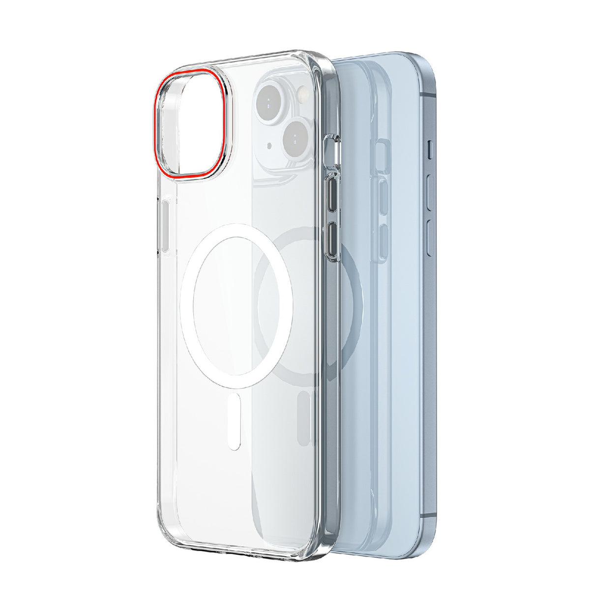 ELECTROPRIME For iPhone 15 WIWU ZYS-013 Crystal MagSafe Phone Case(Orange)