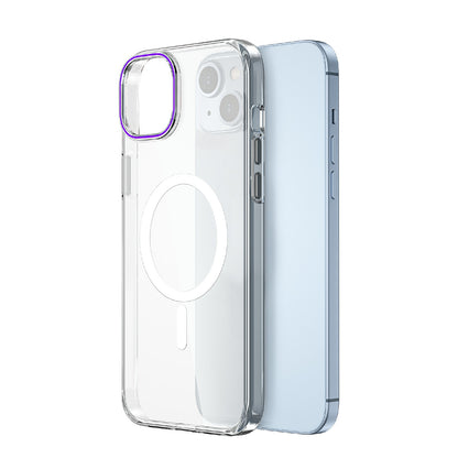 ELECTROPRIME For iPhone 15 WIWU ZYS-013 Crystal MagSafe Phone Case(Purple)