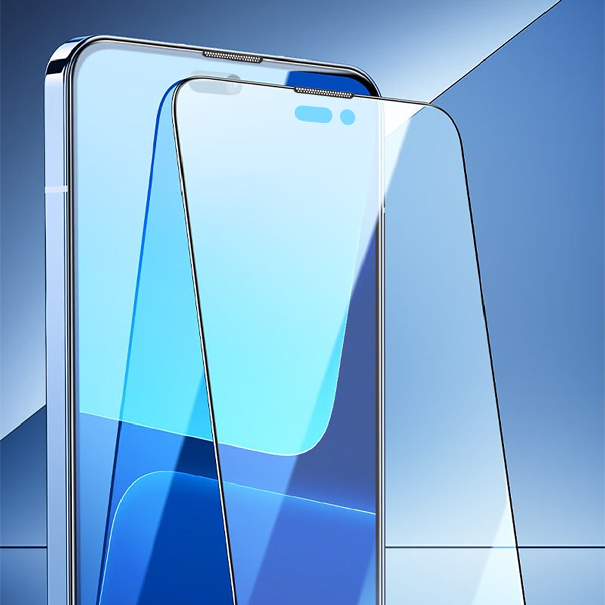 ELECTROPRIME For iPhone 15 WIWU Panoramic Frosted Tempered Glass Film