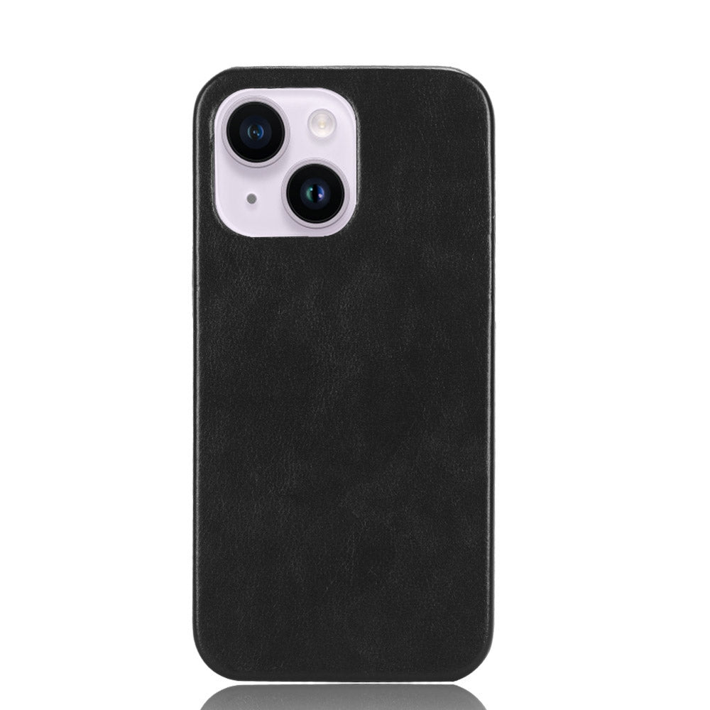 ELECTROPRIME For iPhone 15 Litchi Texture Back Cover Phone Case(Black)