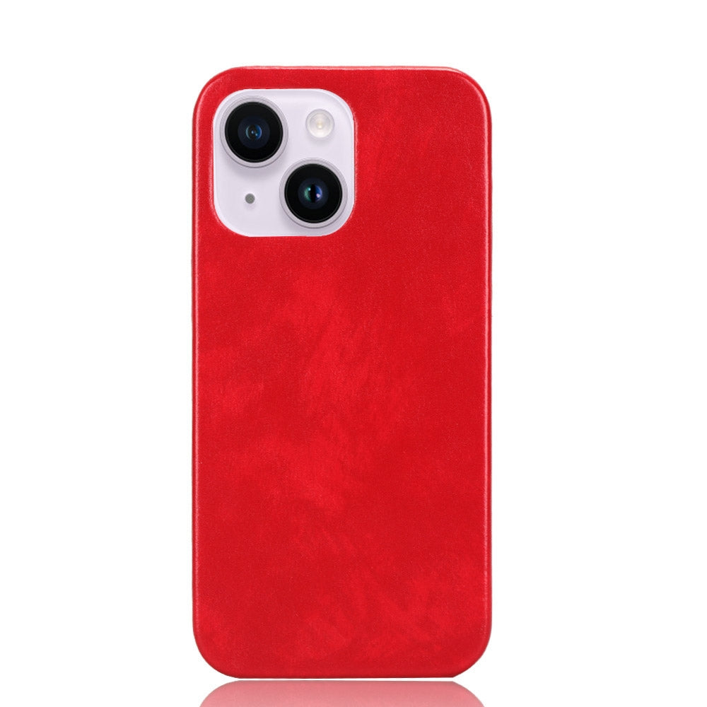 ELECTROPRIME For iPhone 15 Litchi Texture Back Cover Phone Case(Red)