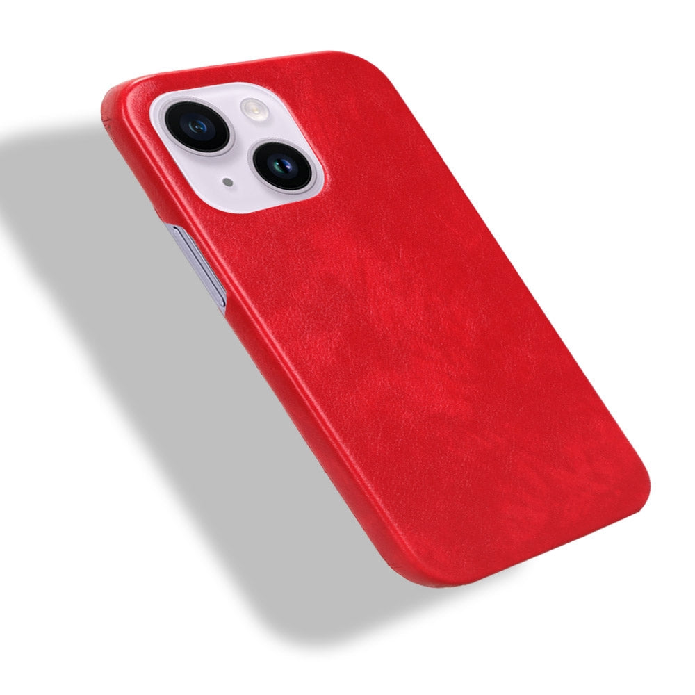 ELECTROPRIME For iPhone 15 Litchi Texture Back Cover Phone Case(Red)