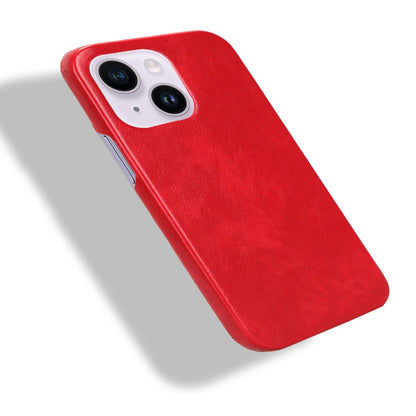 ELECTROPRIME For iPhone 15 Litchi Texture Back Cover Phone Case(Red)