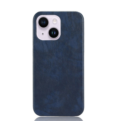 ELECTROPRIME For iPhone 15 Litchi Texture Back Cover Phone Case(Blue)