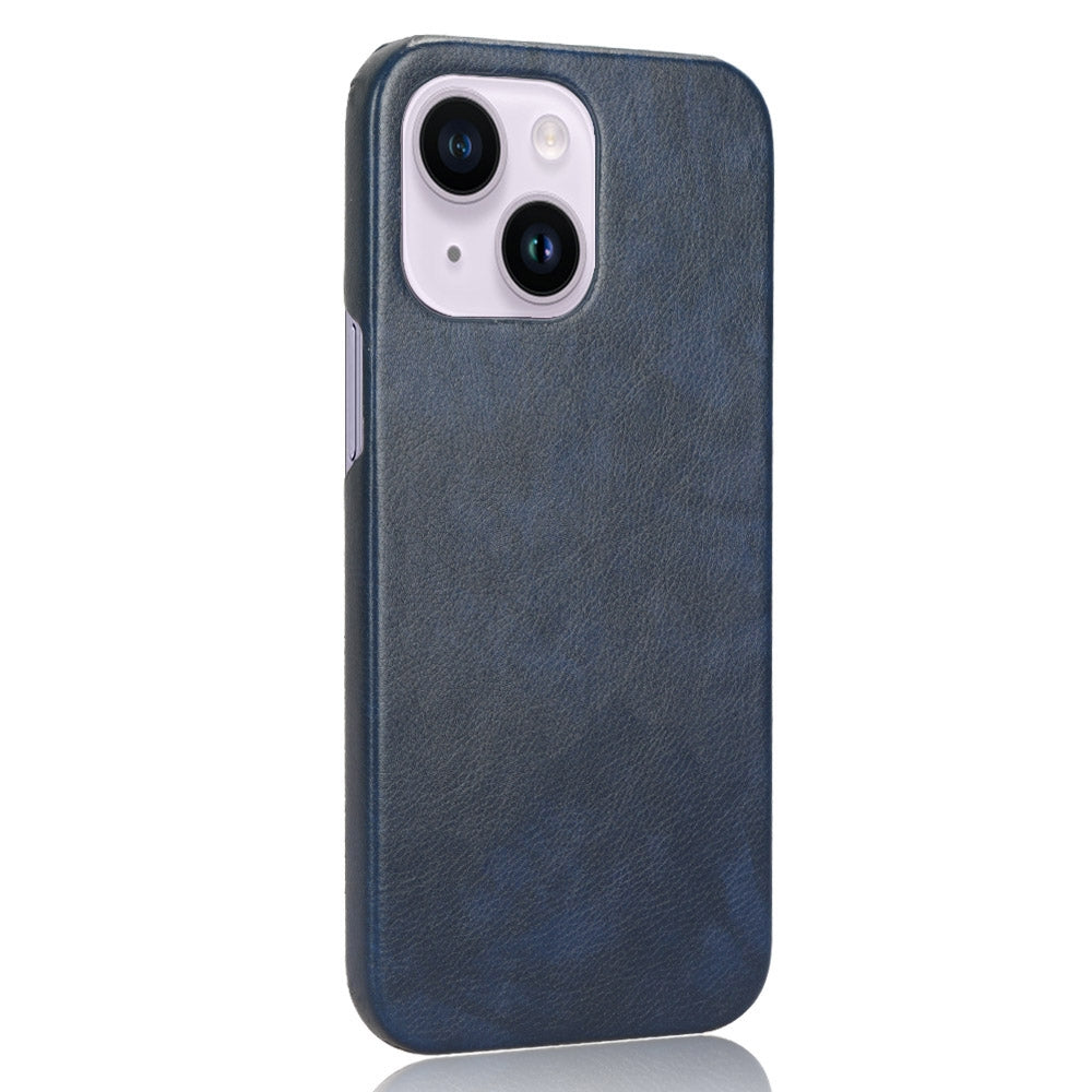 ELECTROPRIME For iPhone 15 Litchi Texture Back Cover Phone Case(Blue)