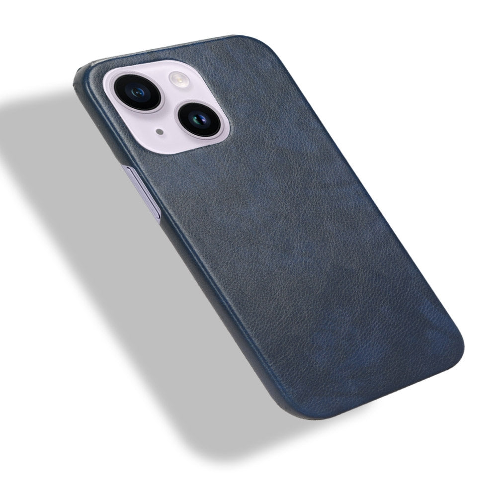 ELECTROPRIME For iPhone 15 Litchi Texture Back Cover Phone Case(Blue)