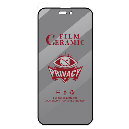 ELECTROPRIME For iPhone 15 Plus Full Coverage HD Privacy Ceramic Film