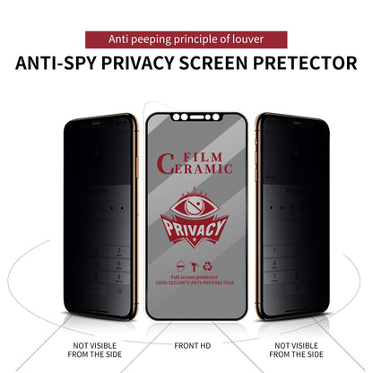 ELECTROPRIME For iPhone 15 Plus Full Coverage HD Privacy Ceramic Film