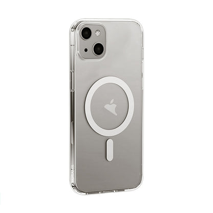 ELECTROPRIME For iPhone 15 Plus USAMS Ice Magnet Series MagSafe PC Hybrid TPU Phone Case(Transparent)