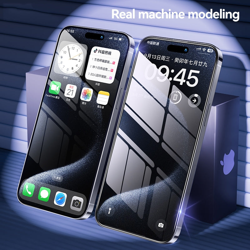 ELECTROPRIME For iPhone 15 Plus USAMS 0.3mm 9D High Alumina Full Screen Tempered Film(Black)