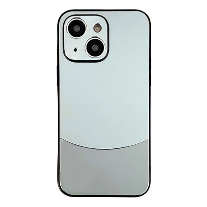 ELECTROPRIME For iPhone 15 Shockproof Frosted PC Silicone Frame Phone Case(Green)