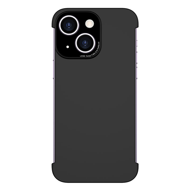 ELECTROPRIME For iPhone 15 Shockproof Frameless Phone Case(Black)