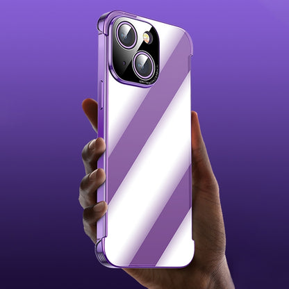 ELECTROPRIME For iPhone 15 Shockproof Frameless Phone Case(Transparent)