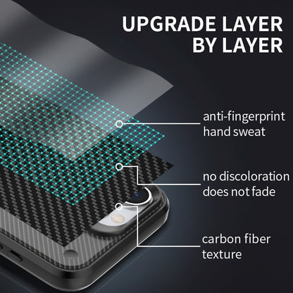 ELECTROPRIME For iPhone 15 Carbon Fiber Texture PC + TPU Phone Case with Metal Holder(Green)