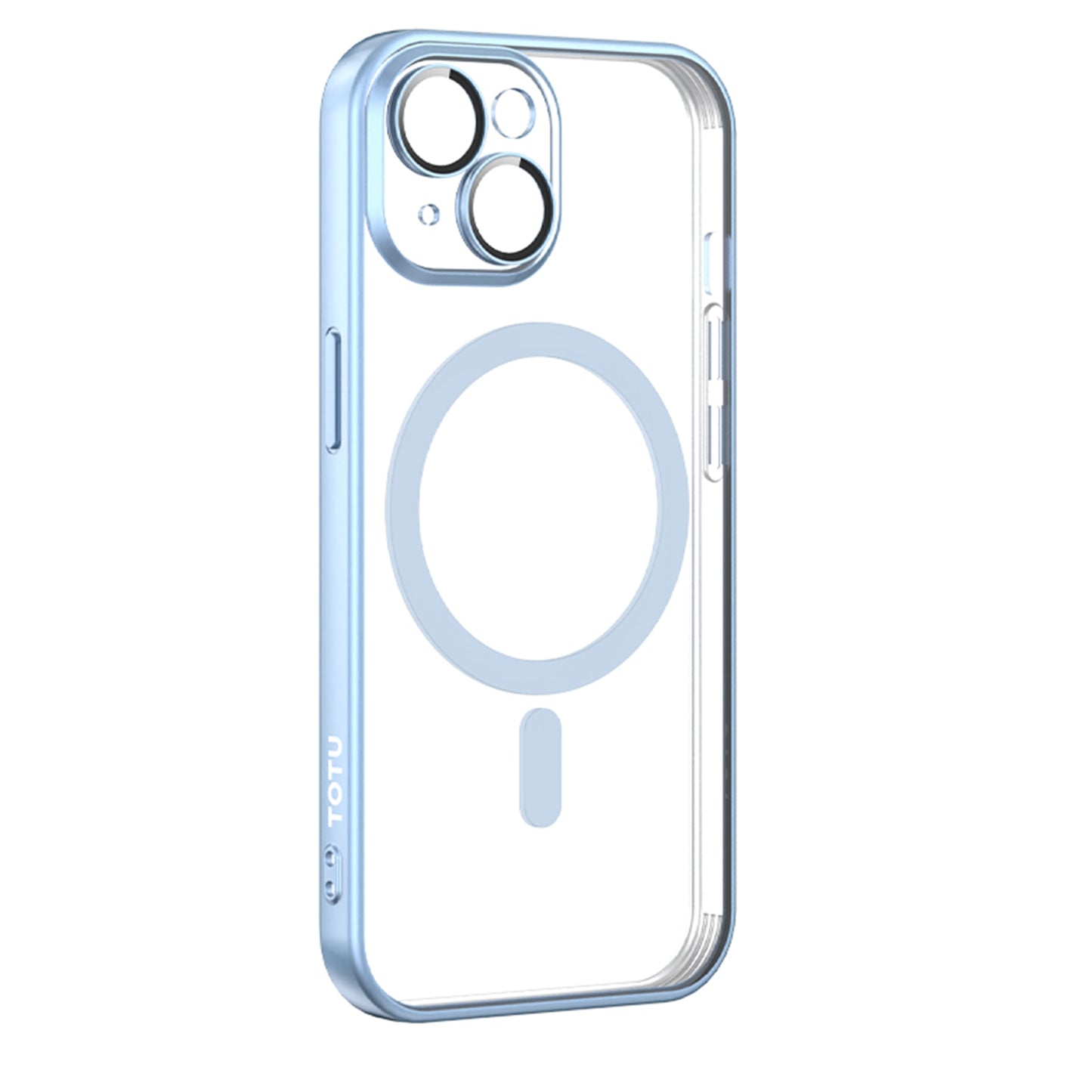 ELECTROPRIME For iPhone 15 TOTUDESIGN PC-3 Series MagSafe Electroplating TPU Phone Case(Blue)