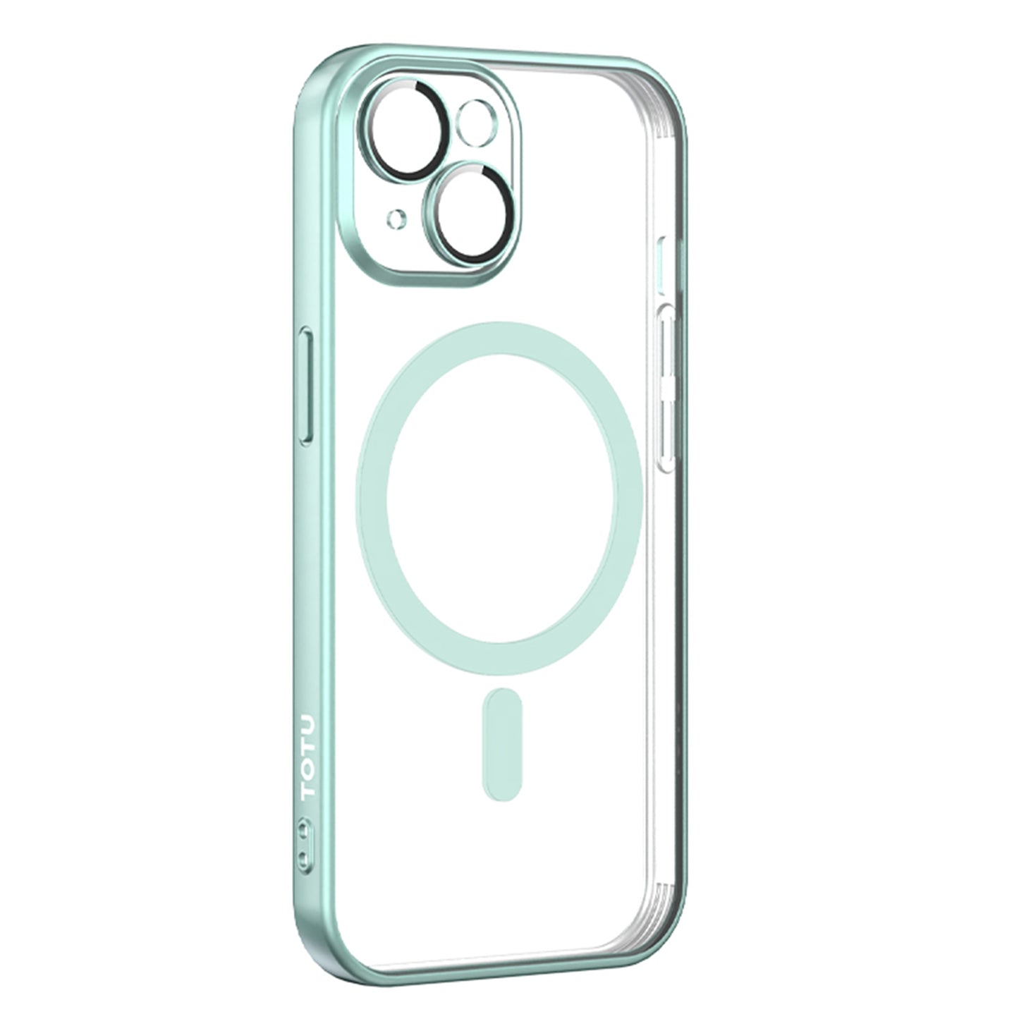 ELECTROPRIME For iPhone 15 TOTUDESIGN PC-3 Series MagSafe Electroplating TPU Phone Case(Light Green)