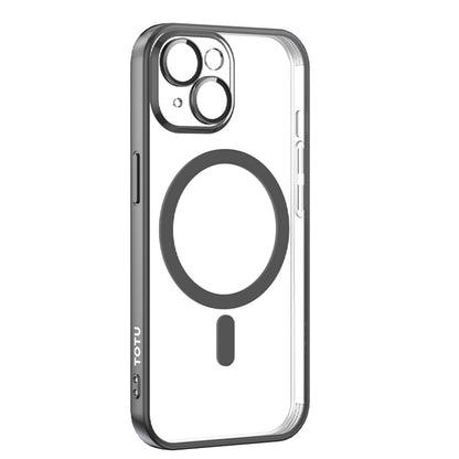 ELECTROPRIME For iPhone 15 TOTUDESIGN PC-3 Series MagSafe Electroplating TPU Phone Case(Black)