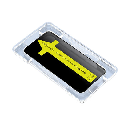 ELECTROPRIME For iPhone 15 Plus Anti-peeping Fast Attach Dust-proof Anti-static Tempered Glass Film