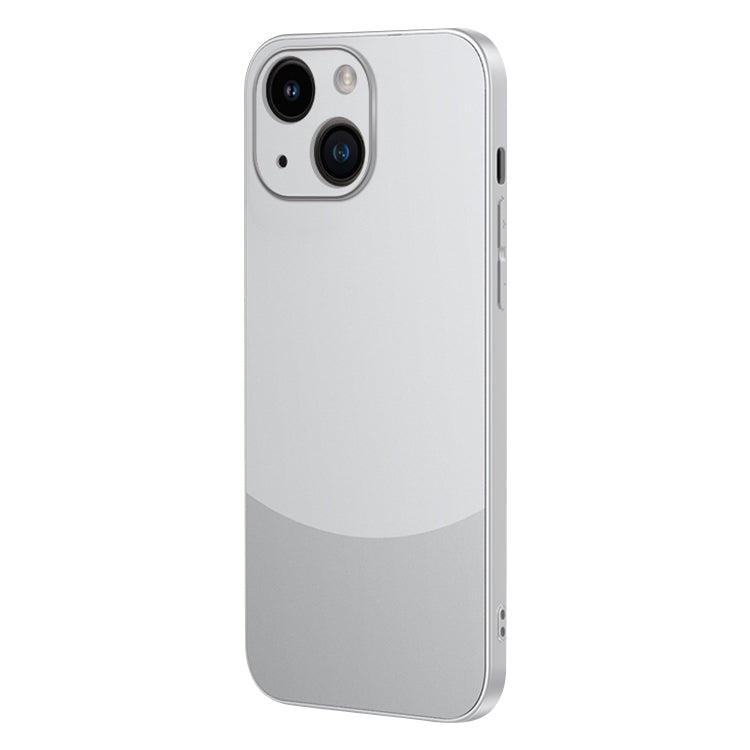 ELECTROPRIME For iPhone 15 Two Color Frosted Shockproof Phone Case(Silver)
